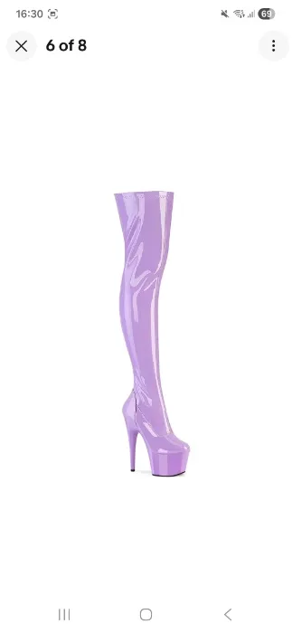 Pleaser boots lilac 