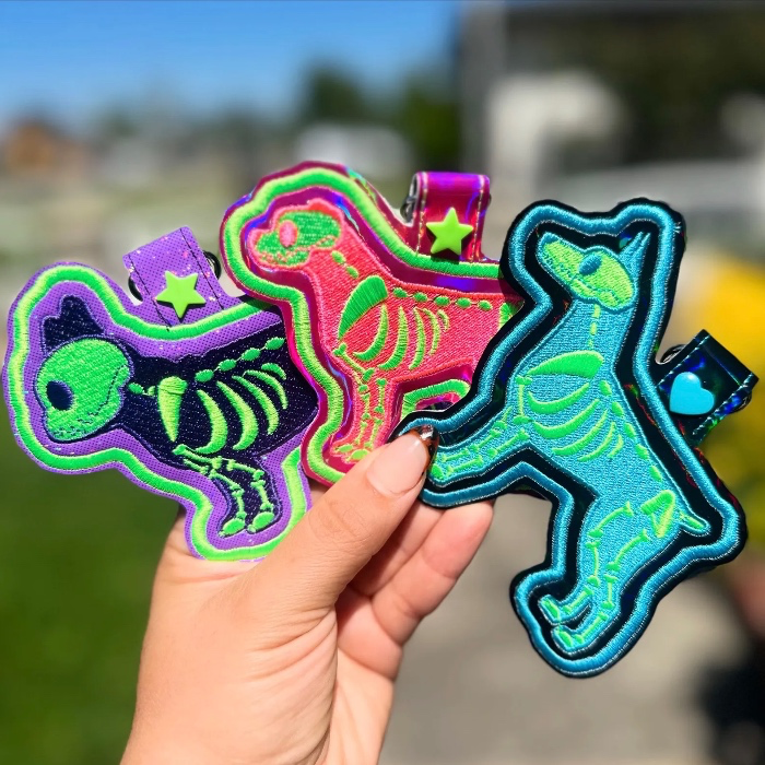 Handmade Skeleton Dog Charm