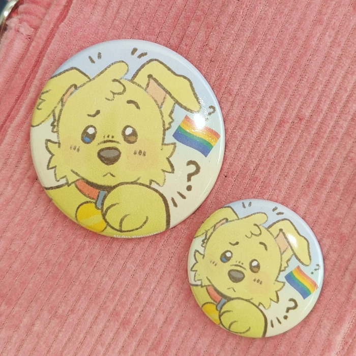 Gay Dog Button