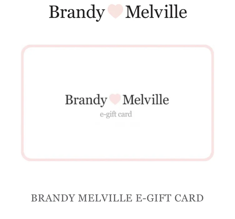 brandy melville gift card 🤍