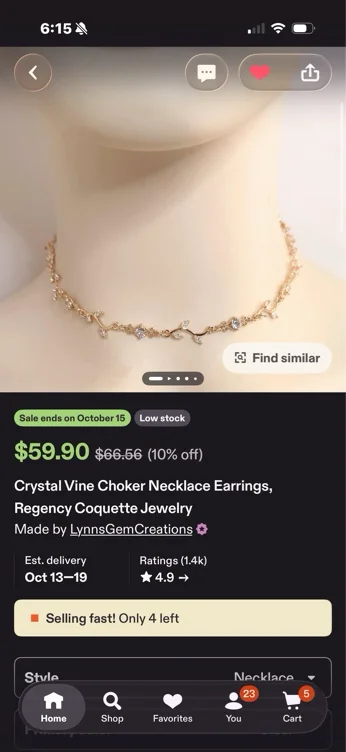 Necklace for wedding 