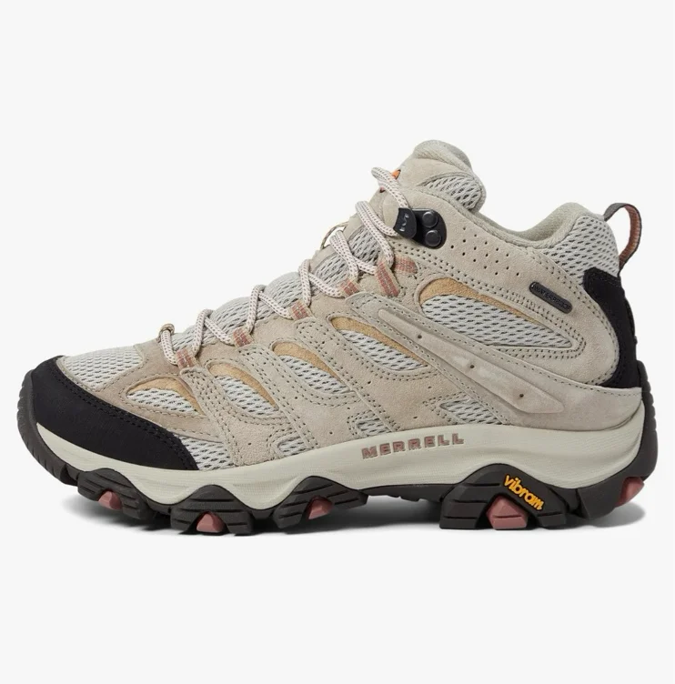 Merrell Women's Moab 3 Mid Waterproof Hiking Boots - 9 - Aluminum