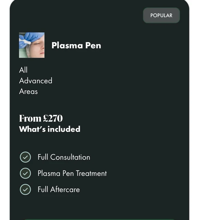Plasma pen facial 