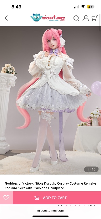 Dorothy Nikke cosplay 