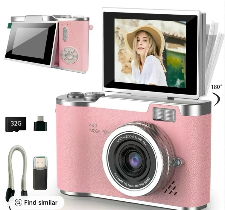 Portable Digital Cam, Student Camera, Compact Pocket Camera, - TikTok Shop