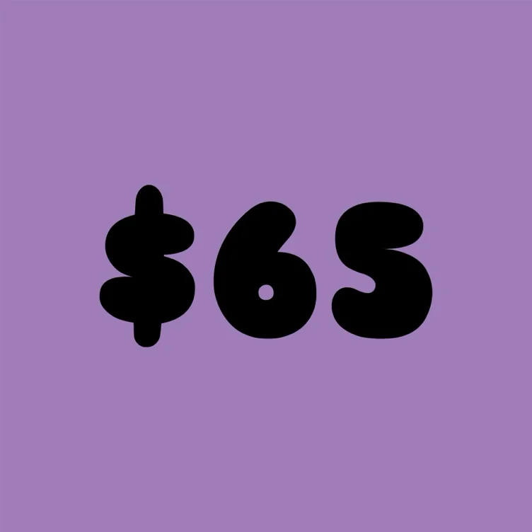 It’s more than $60.