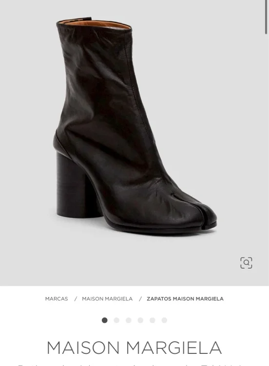 MAISON MARGIELA Botines de piel con tacón alto