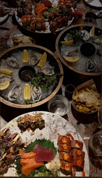 $222 dinner