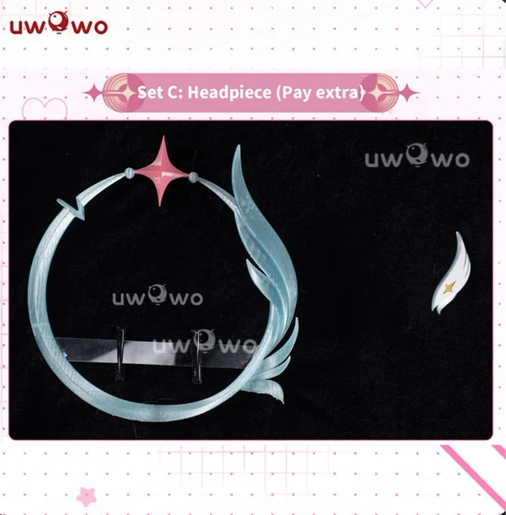 APR PRESALE Uwowo Game Wuthering Waves WuWa Aemeath Cosplay Costume - Headpiece