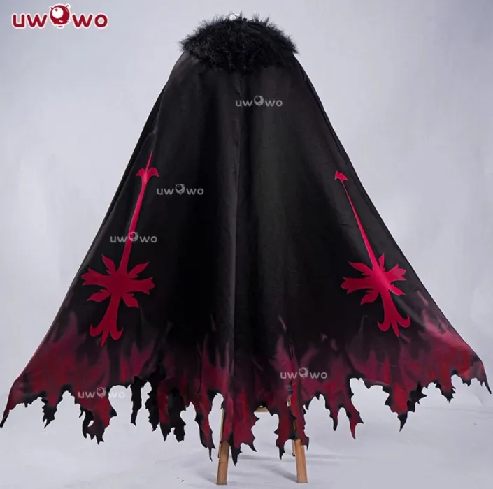 S-3XL Uwowo Game Fate/Grand Order FGO Jeanne d'Arc Alter (Avenger) Battle Suit Cosplay Costume S-3XL - INSTOCK Set E: Cloak