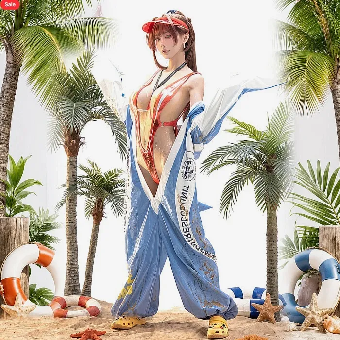 【Nekocos】Game Cosplay Marciana: Marine Study Cosplay Costume | Custom-Tailor - Full Set+Wig / XL