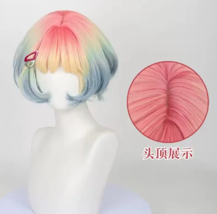 rainbow wig