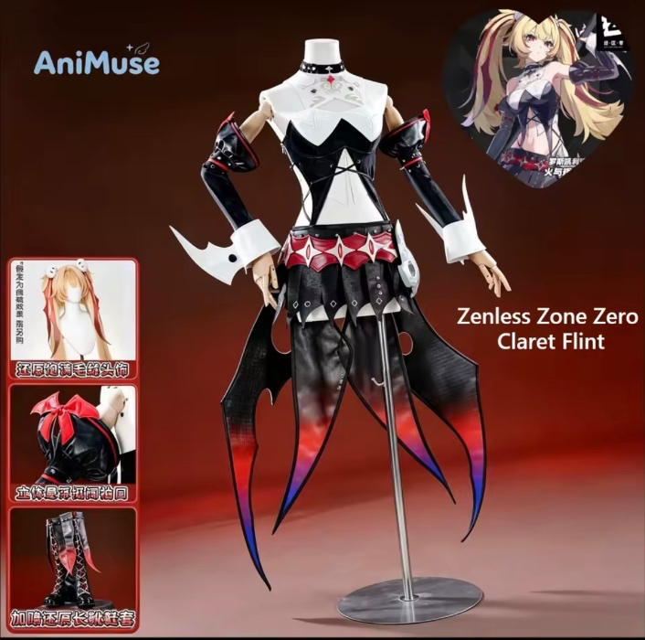 Claret from ZZZ cosplay