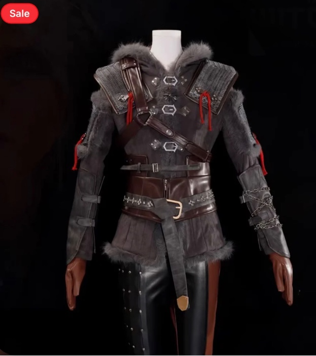 【Nekocos】Game Cosplay Ciri Cosplay Costume | Custom-Tailor - Full Set / XL