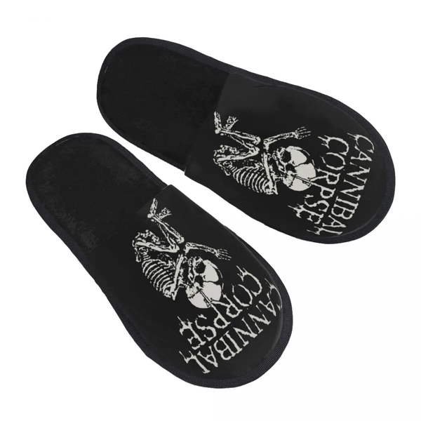 Cannibal Corpse Metal Music Band Women Men Fluffy Winter Warm Slippers