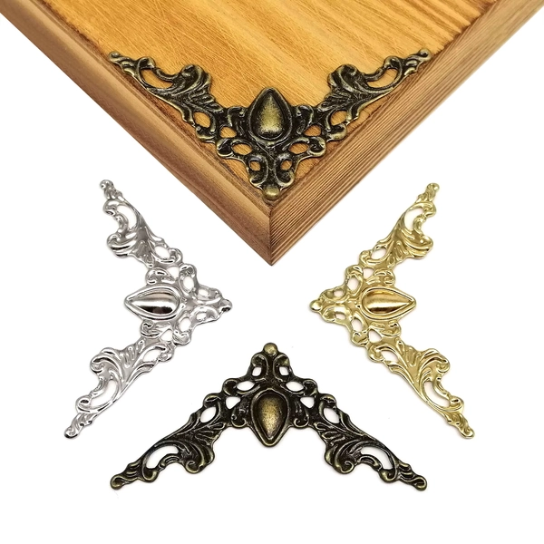 12 Pieces Decorative Metal Corner Detail Accessories