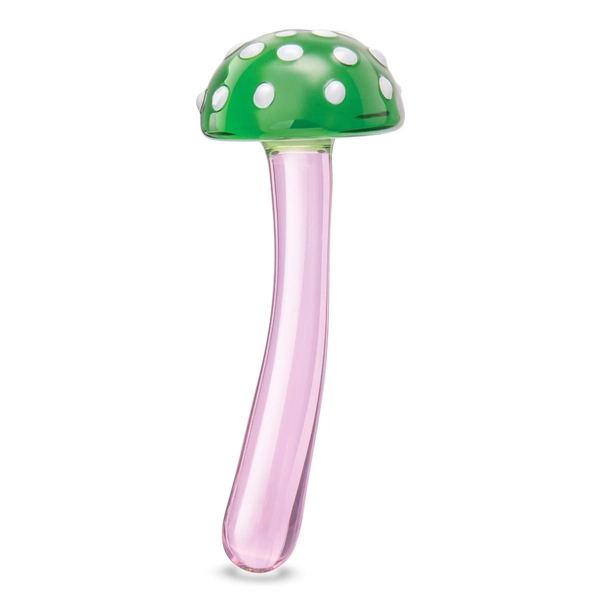 7.5 Inch Magic Mushroom Glass Dildo