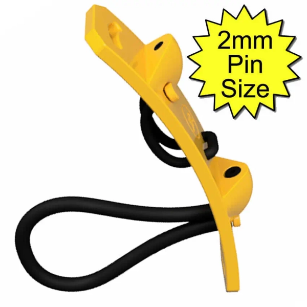 Vaginal And Clitoral Bipolar Shield Electrode - Yellow