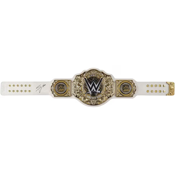 Stephanie Vaquer WWE Autographed Women's World Championship Replica Title Belt