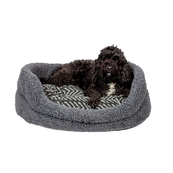 Danish Design Arrows Slumber Pet Bed Charcoal | Pets