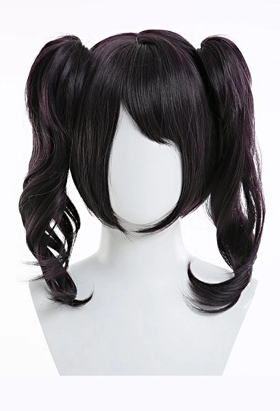 Needy Streamer Overload Ame-Chan Black Cosplay Wig