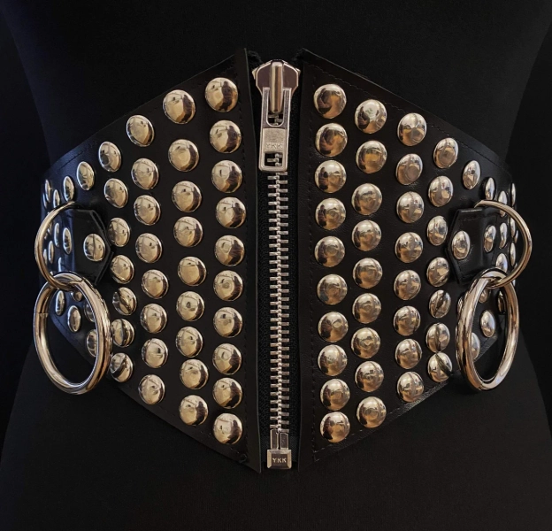 Studded waist cincher belt 