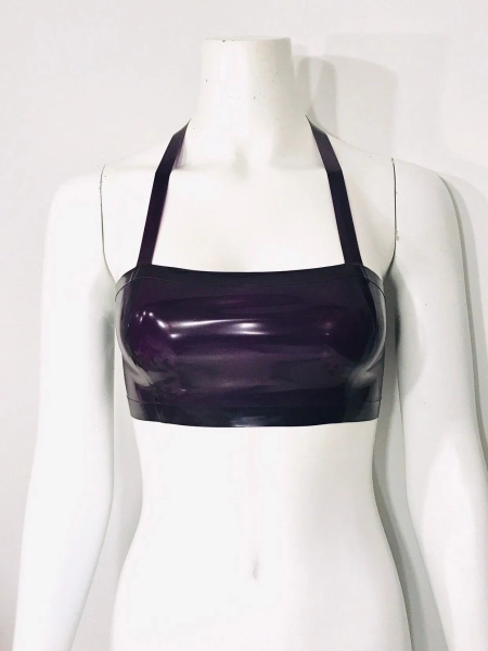 Latex Bandeau Croptop