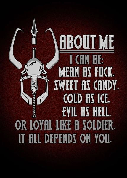 'Viking Motivation' Poster, picture, metal print, paint by VikingWayOfLife Design | Displate