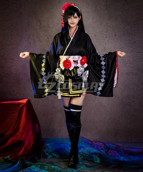 Final Fantasy VII Remake Rebirth Tifa Lockhart Exotic Kimono Cosplay Costume