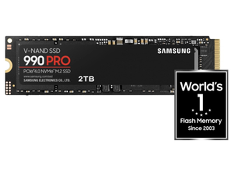 Samsung 990 PRO 2TB PCIe 4.0 NVMe M.2 SSD (MZ-V9P2T0BW) - Solid State Drives | Samsung