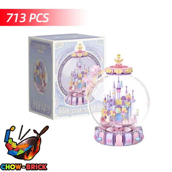 Brick Yes 2191 Stellar Amusement Park: Moonlit Crystal Castle