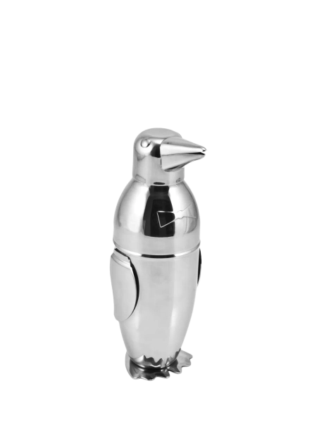 Uberstar Stainless Steel Penguin Cocktail Shaker, 550ml, Silver