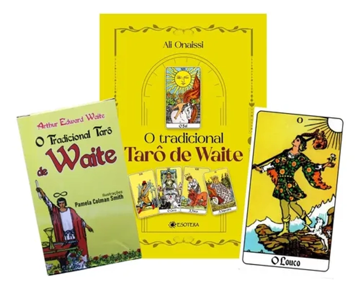 Tarô Tradicional Waite Em Português 78 Cartas Livro 160 Págs