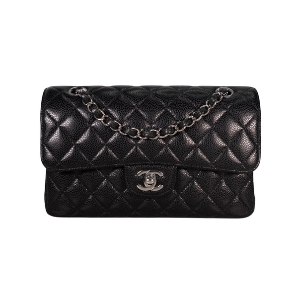 Chanel Quilted Caviar Classic Double Flap Small Black - Luxury In Reach
