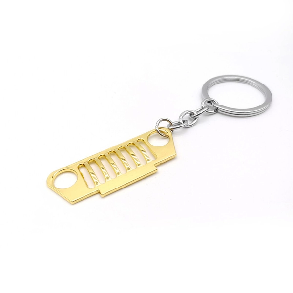 Front Grill Car Keychain Key Chain Zinc Alloy Grille Keyring Pendant