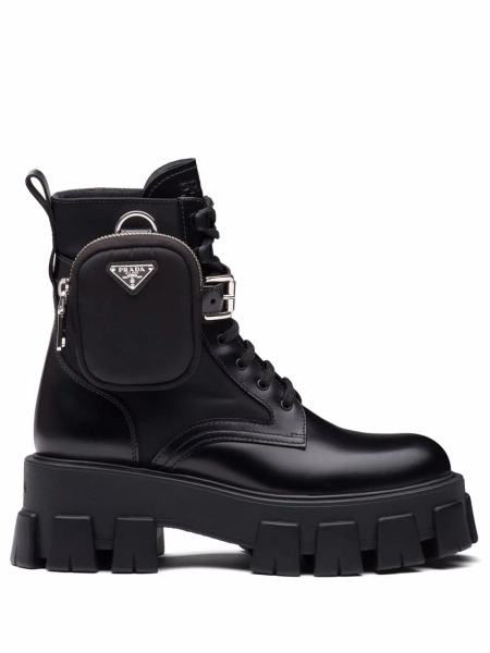 Prada Monolith leather boots