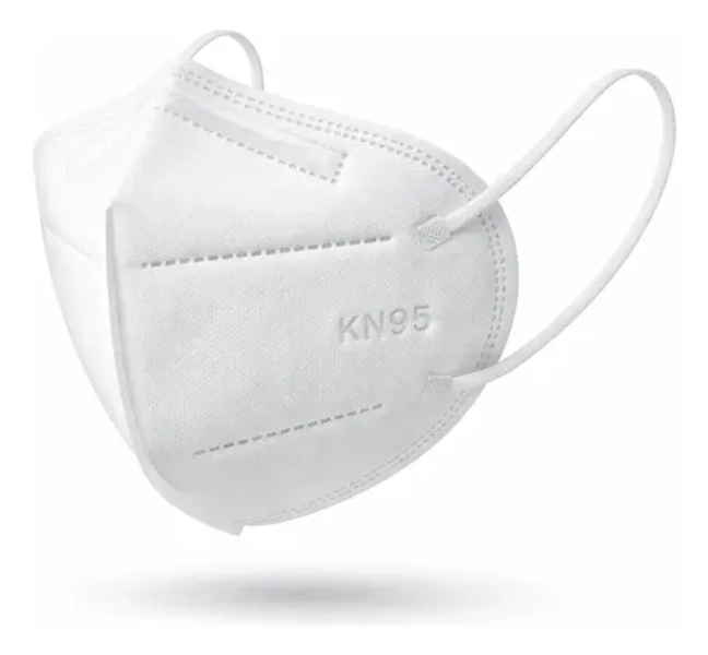 Cubrebocas Kn95 Mascarilla Quirúrgica Tapabocas Blanco Liso