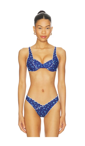 Tularosa Clover Top in Navy. - size S