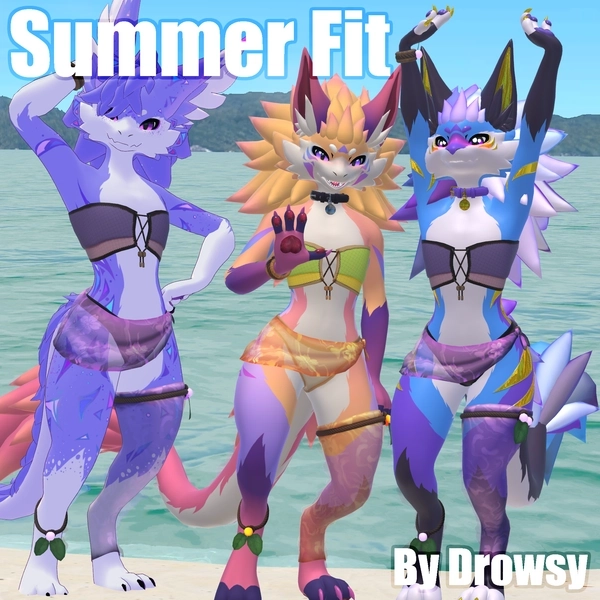 Summer Fit for Novabeast by DrowsyFirefox on Jinxxy