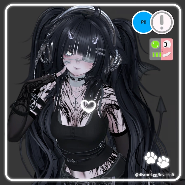 「Me-yeowch」PC, VRCFT