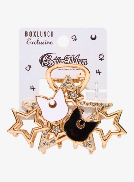 Sailor Moon Luna & Artemis Stars Claw Clip - BoxLunch Exclusive