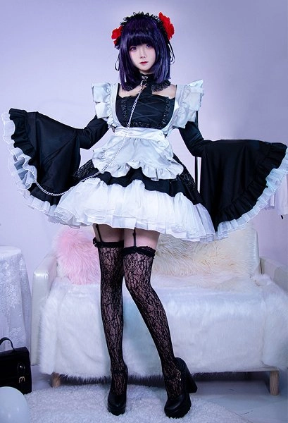 My Dress Up Dear Doll Shizuku-tan Cosplay Costume Kawaii Maid Outfit