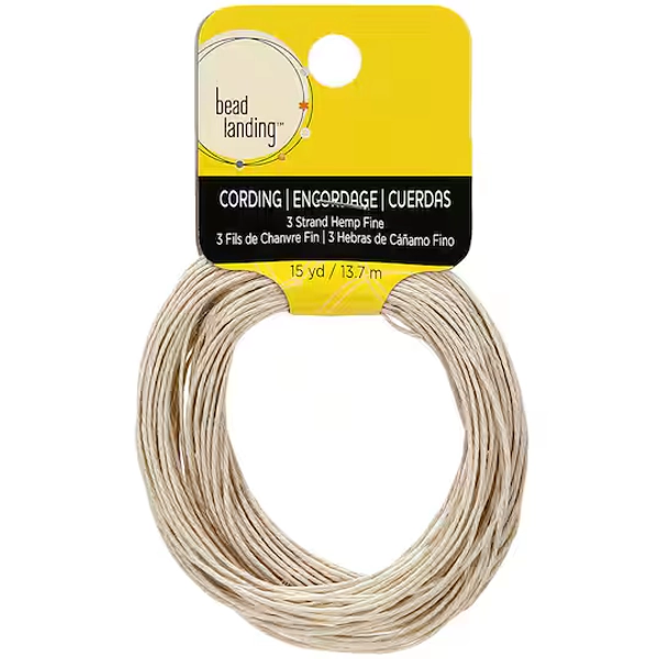 Fine Hemp Twine by Bead Landing™