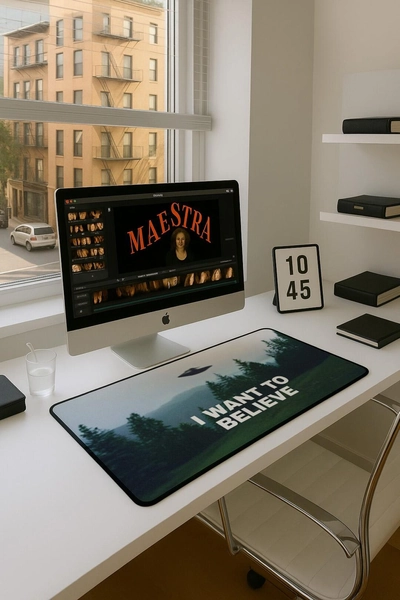 X-files Desk Mat: I Want to Believe UFO Mousepad - Etsy