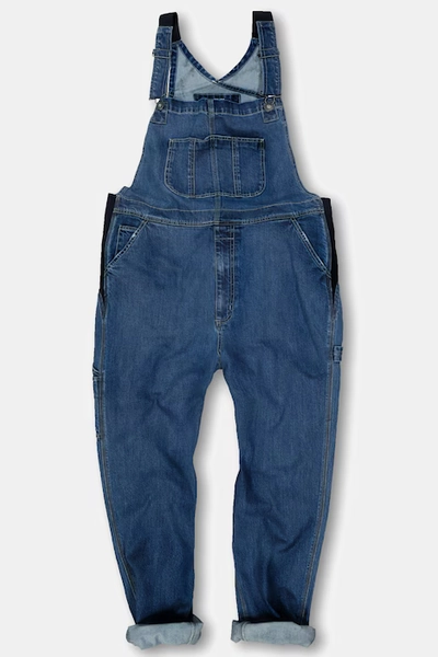 Salopette en jean, collection Workwear, nombreuses poches et empiècements élastiques - coupe Relaxed Fit