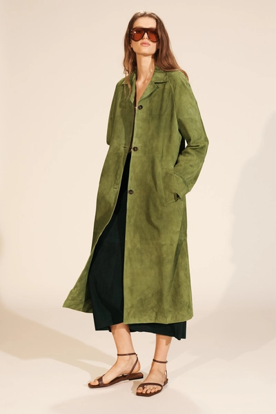 100% SUEDE LEATHER COAT LIMITED EDITION