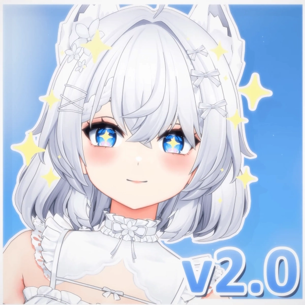 3D Customizable Model! NEW UPDATE! -^u^- by pastell_vtuber (@pastell_vtuber)