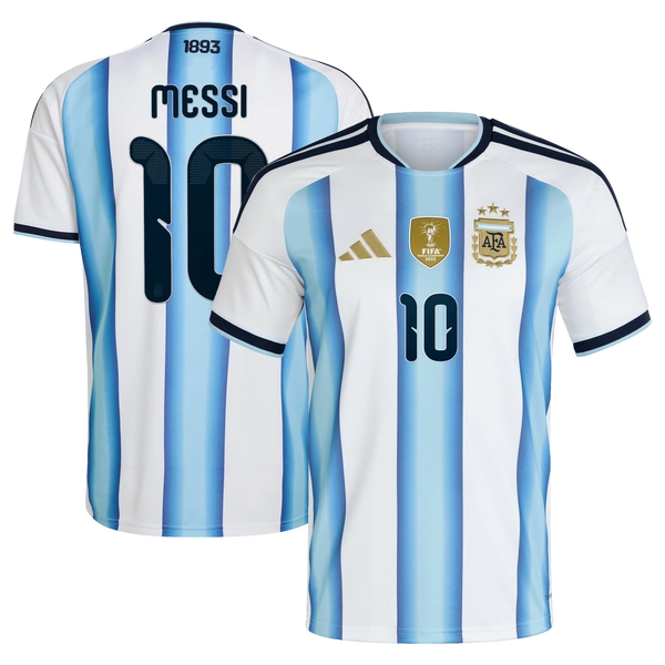 Argentina adidas Home Shirt 2026 with Messi 10 printing