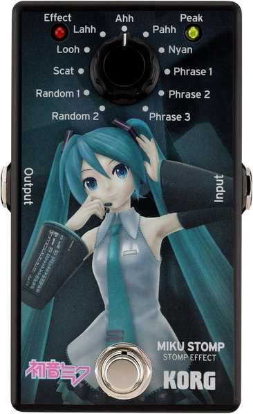 KORG KB10 Hatsune Miku Stomp Vocaloid Guitar Effect Pedal [Brand new]