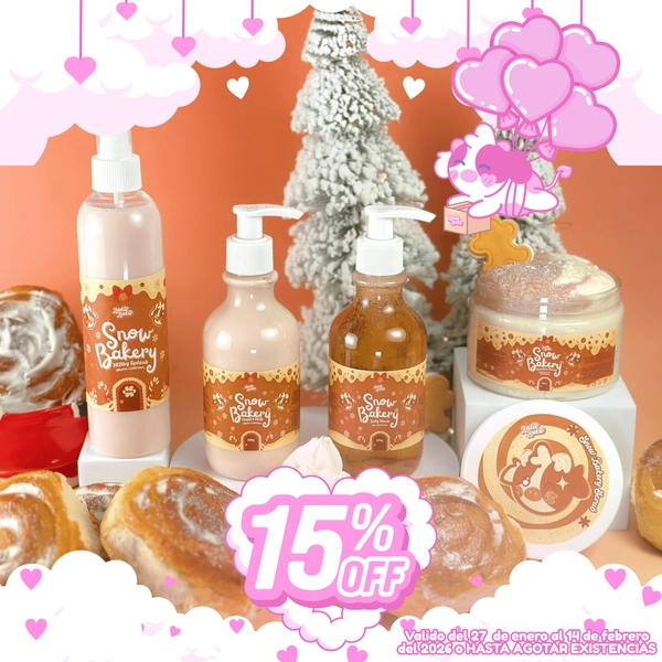 Kit Snow Bakery Baka Baka / Sundae Scrub + Jelly Wash + Yogurt Milk + Milky Splash + ENVÍO NACIONAL GRATIS